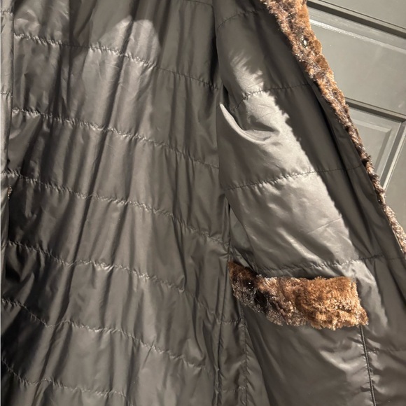 Via Spiga Brown Teddy Jacket - Picture 6 of 10